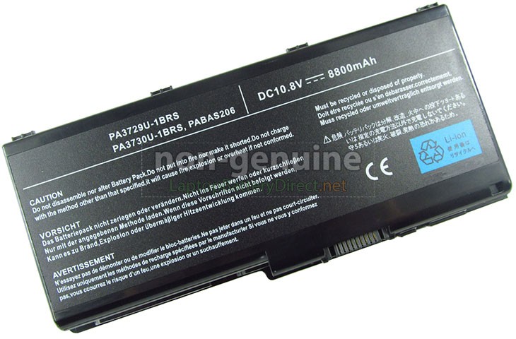 Battery for Toshiba Qosmio X500-11M laptop