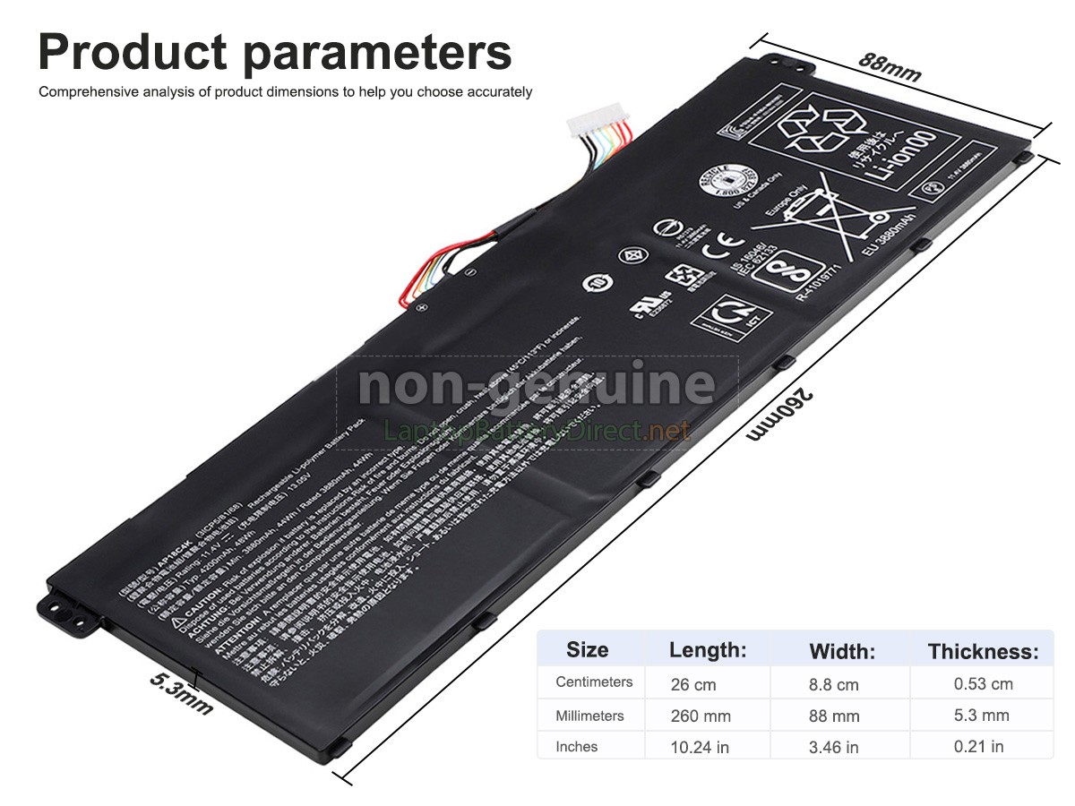 replacement Acer Aspire 3 A315-44P battery