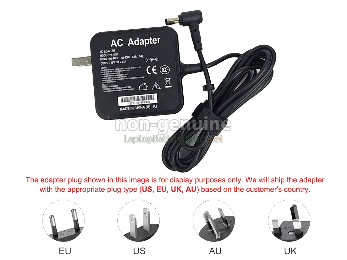 Replacement Asus 19V 2.37A 45W 5.5*2.5MM Adapter