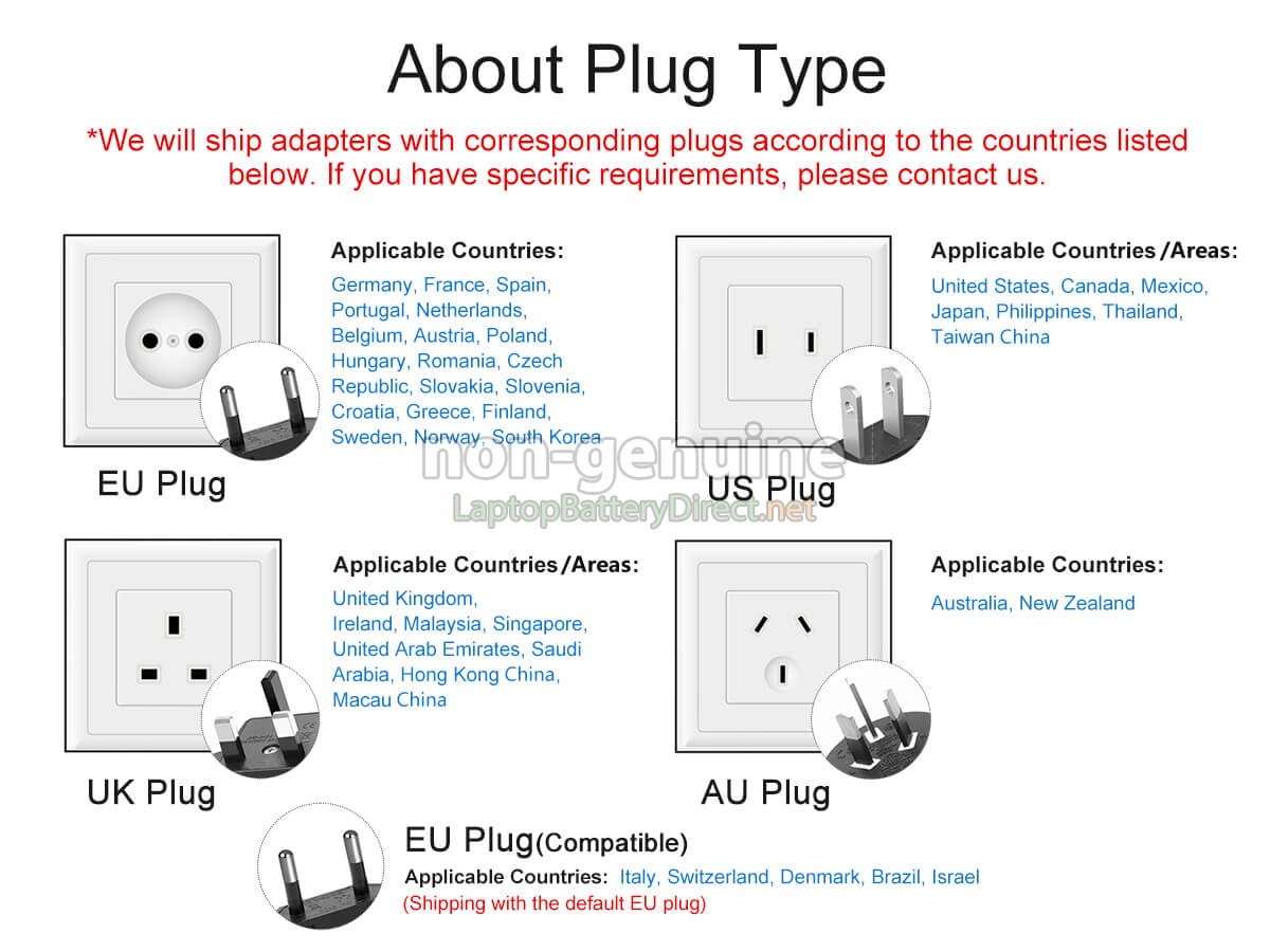 Replacement Asus 19V 2.37A 45W 5.5*2.5MM Adapter