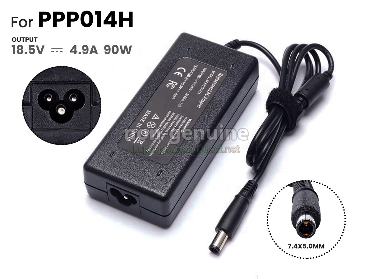Replacement HP 90W 18.5V-4.9A 100-240V~1.8A 50/60HZ Adapter