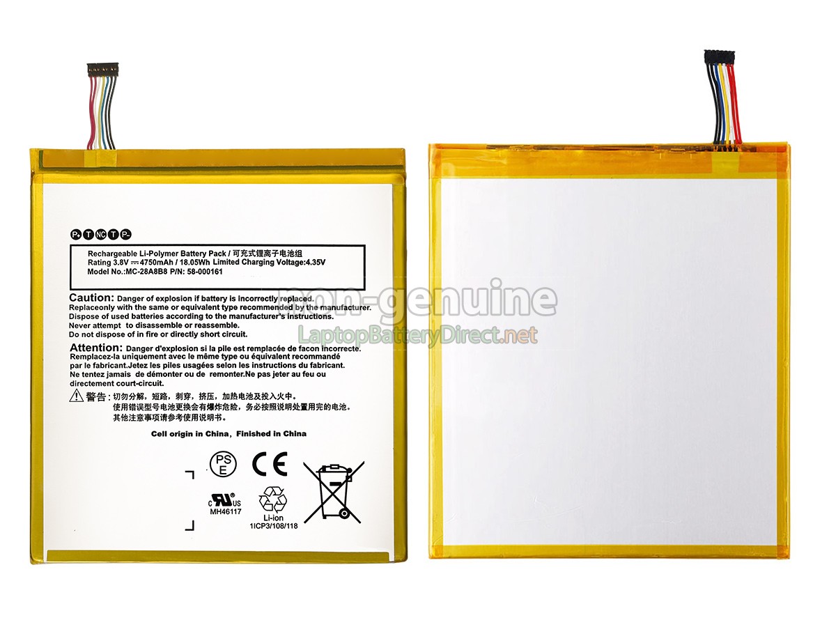 replacement Amazon MC-28A8B8 battery