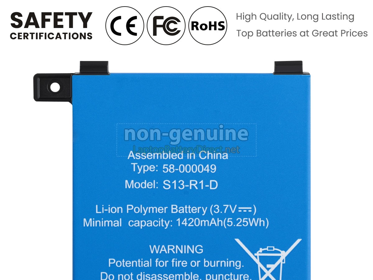 replacement Amazon KINDLE 7 WP63GW battery
