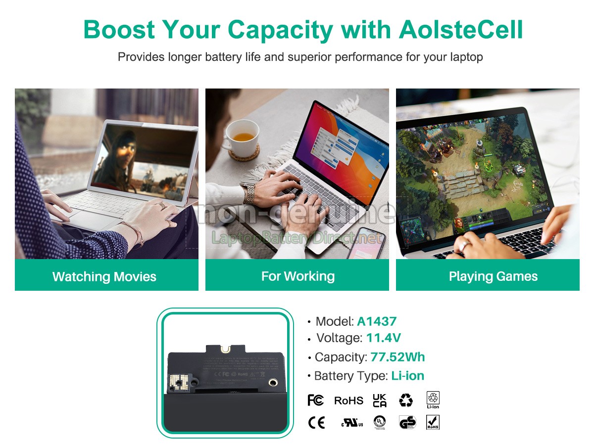 replacement Apple A1437 battery