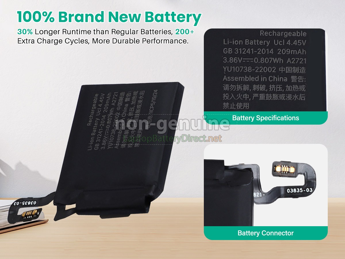 replacement Apple A2721 battery