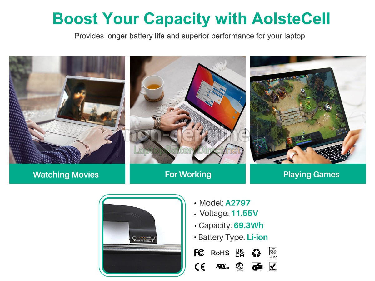 replacement Apple A2941 battery