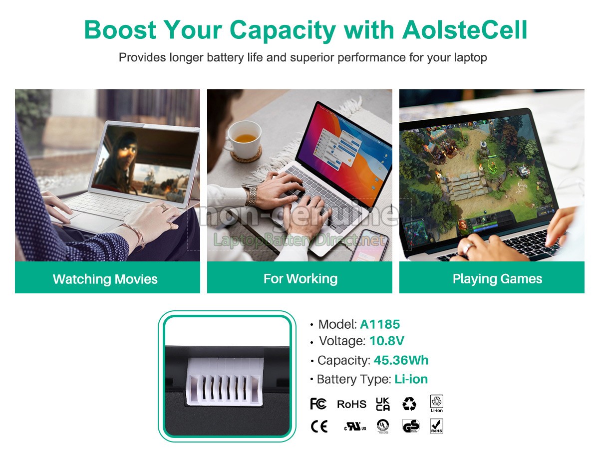 replacement Apple A1181 battery