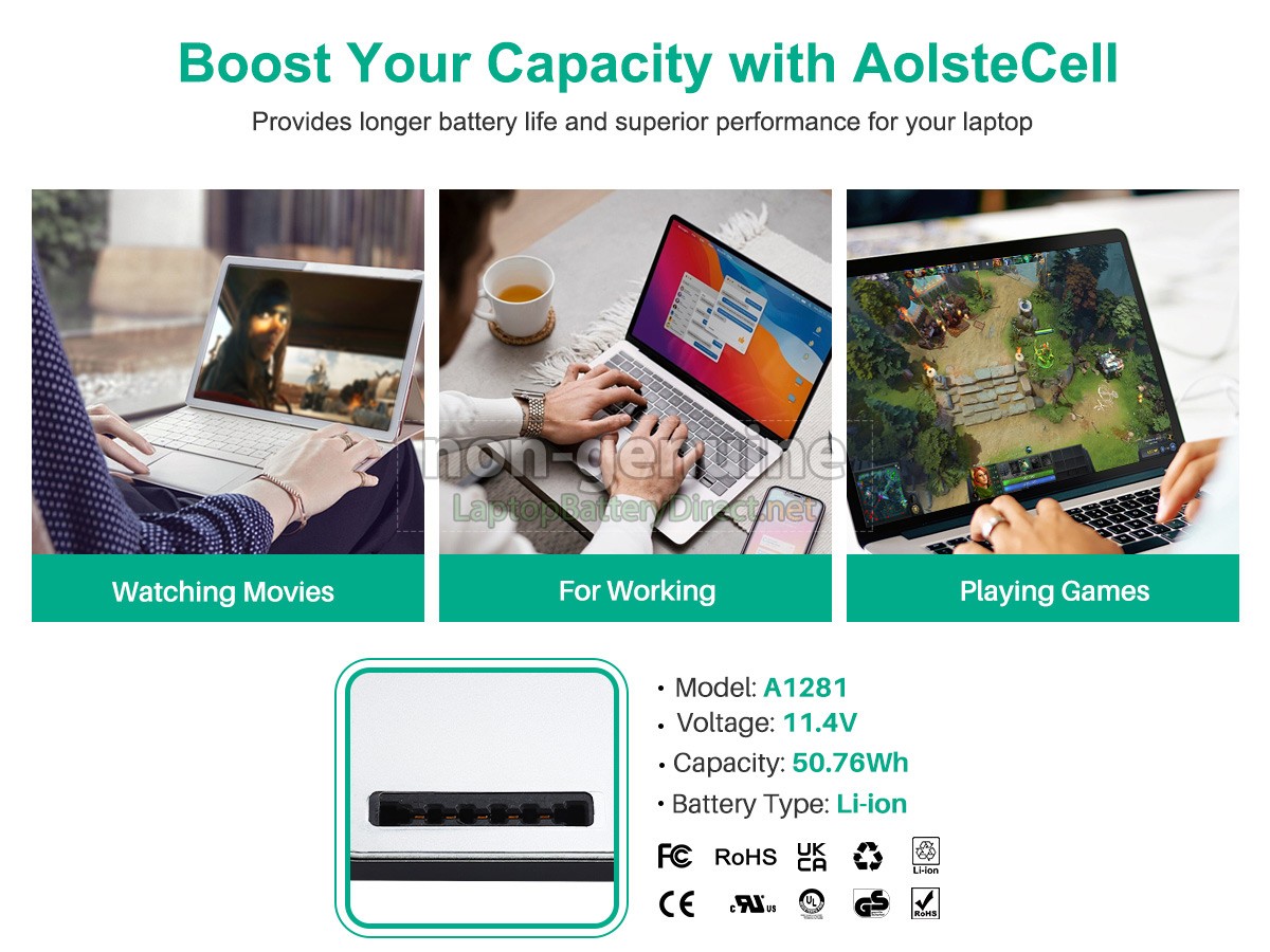 replacement Apple MB470LL/A battery