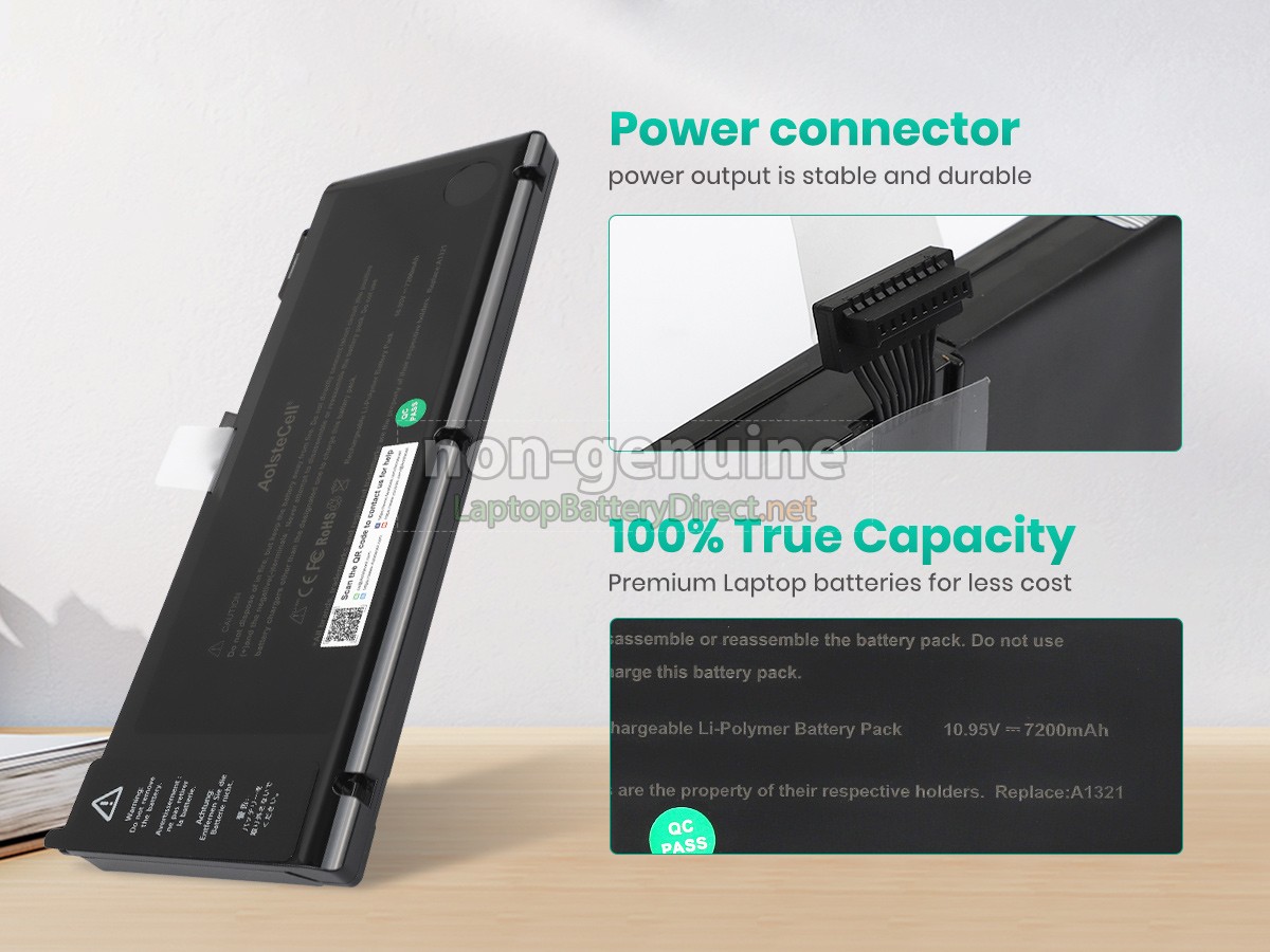 replacement Apple MB985LL/A battery