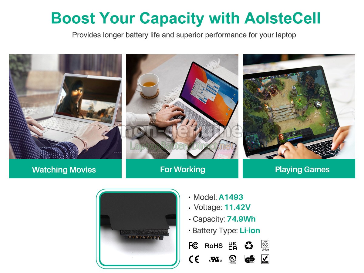 replacement Apple ME864 battery