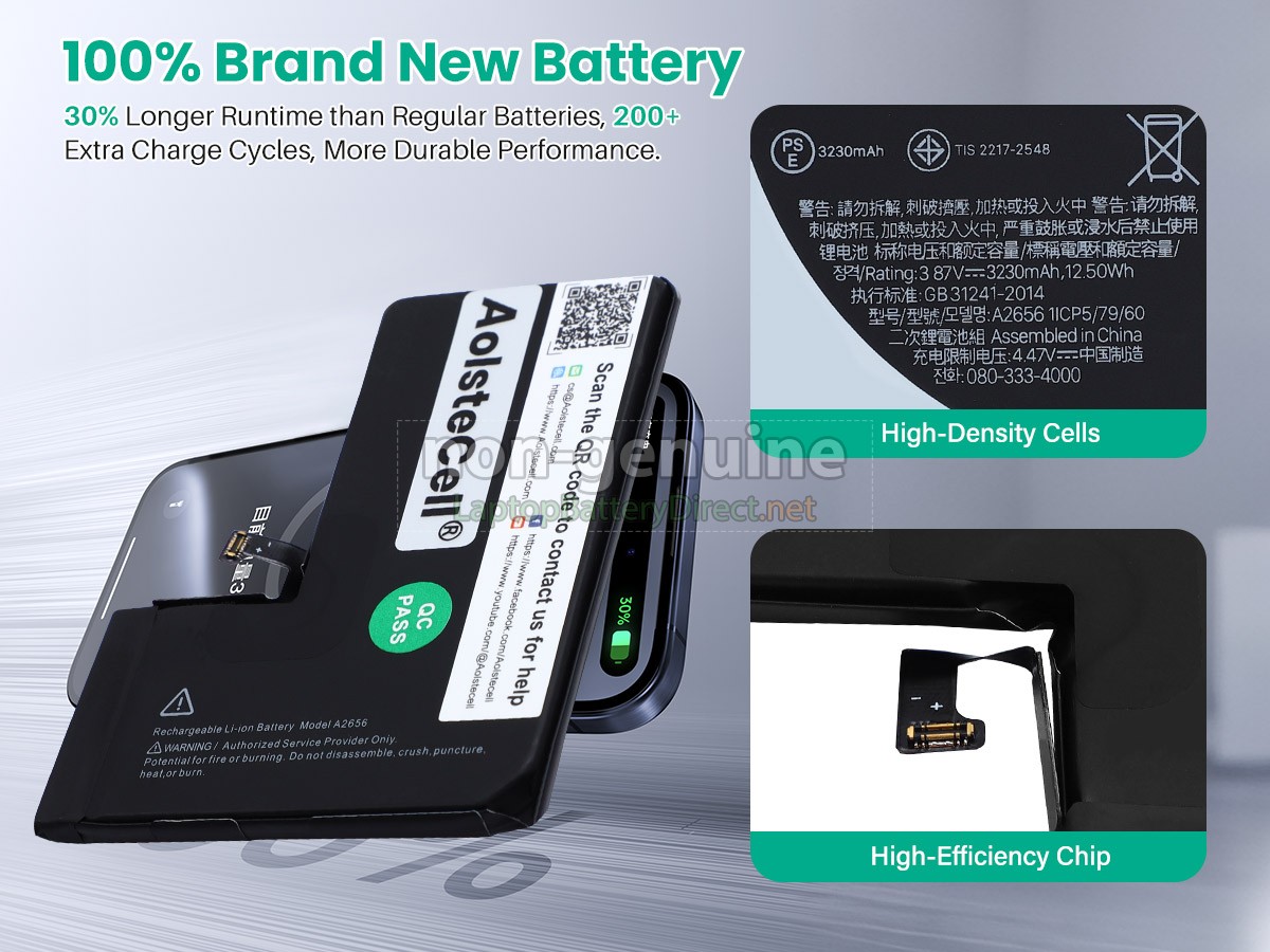 replacement Apple IPHONE 13 PRO 5G battery