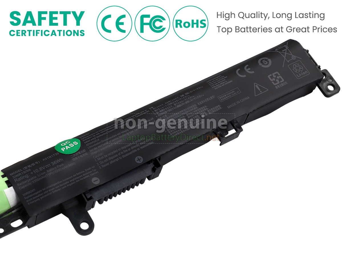replacement Asus A31N1730 battery