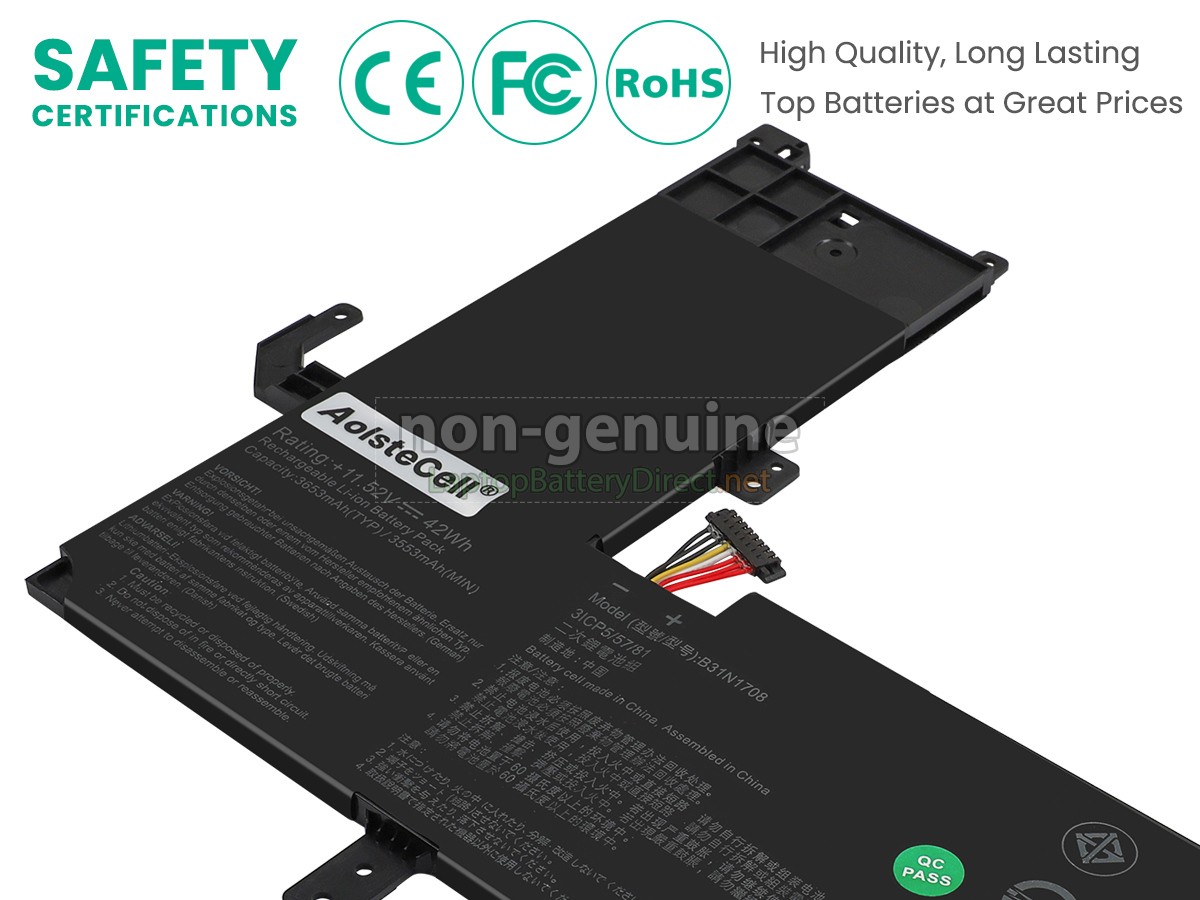 replacement Asus 0B200-02720000 battery