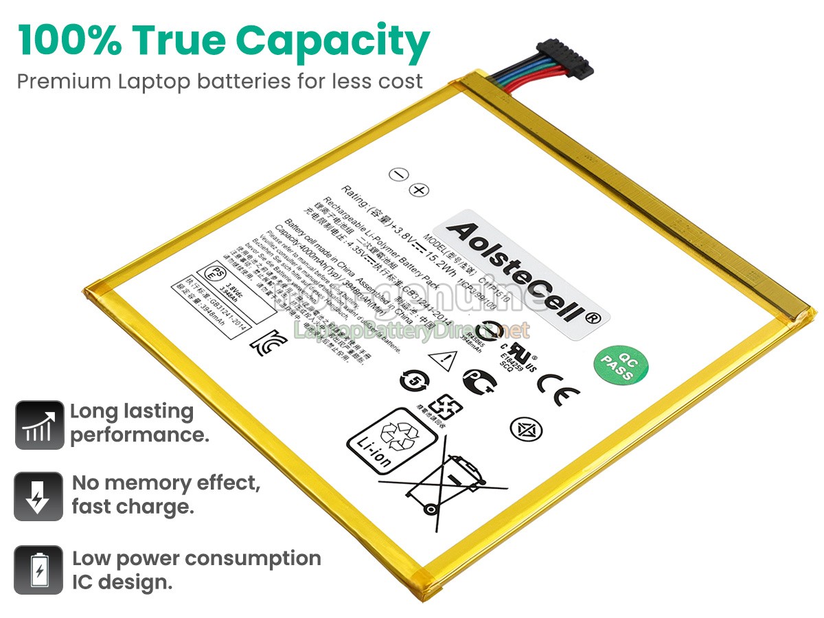 replacement Asus ZENPad S 8.0 Z580C battery