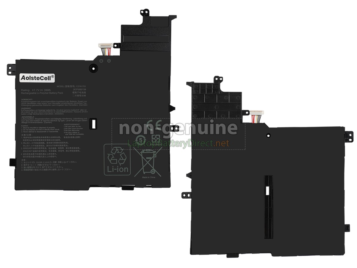 replacement Asus C21N1701 battery