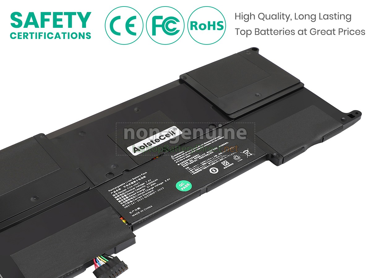 replacement Asus C23UX21 battery