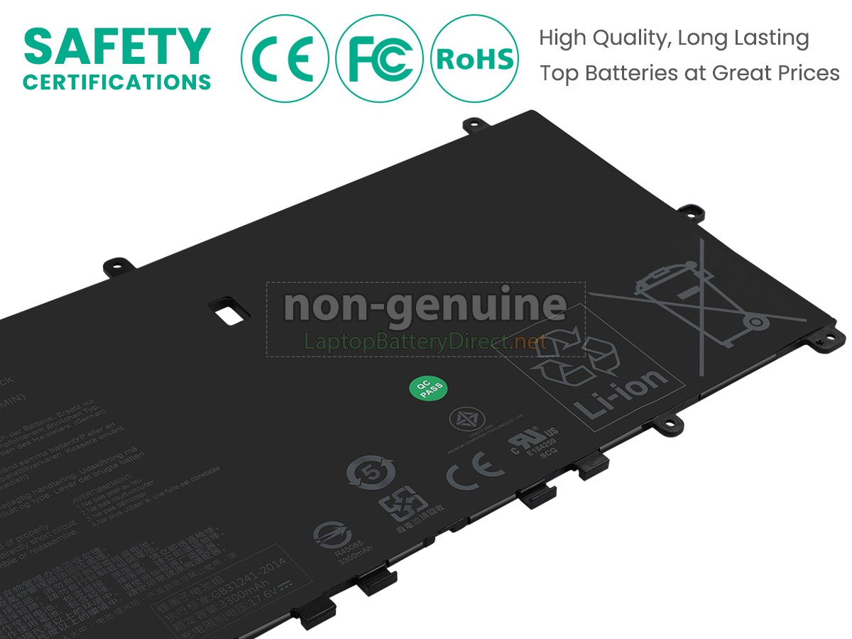replacement Asus NOVAGO TP370QL-4G64G battery