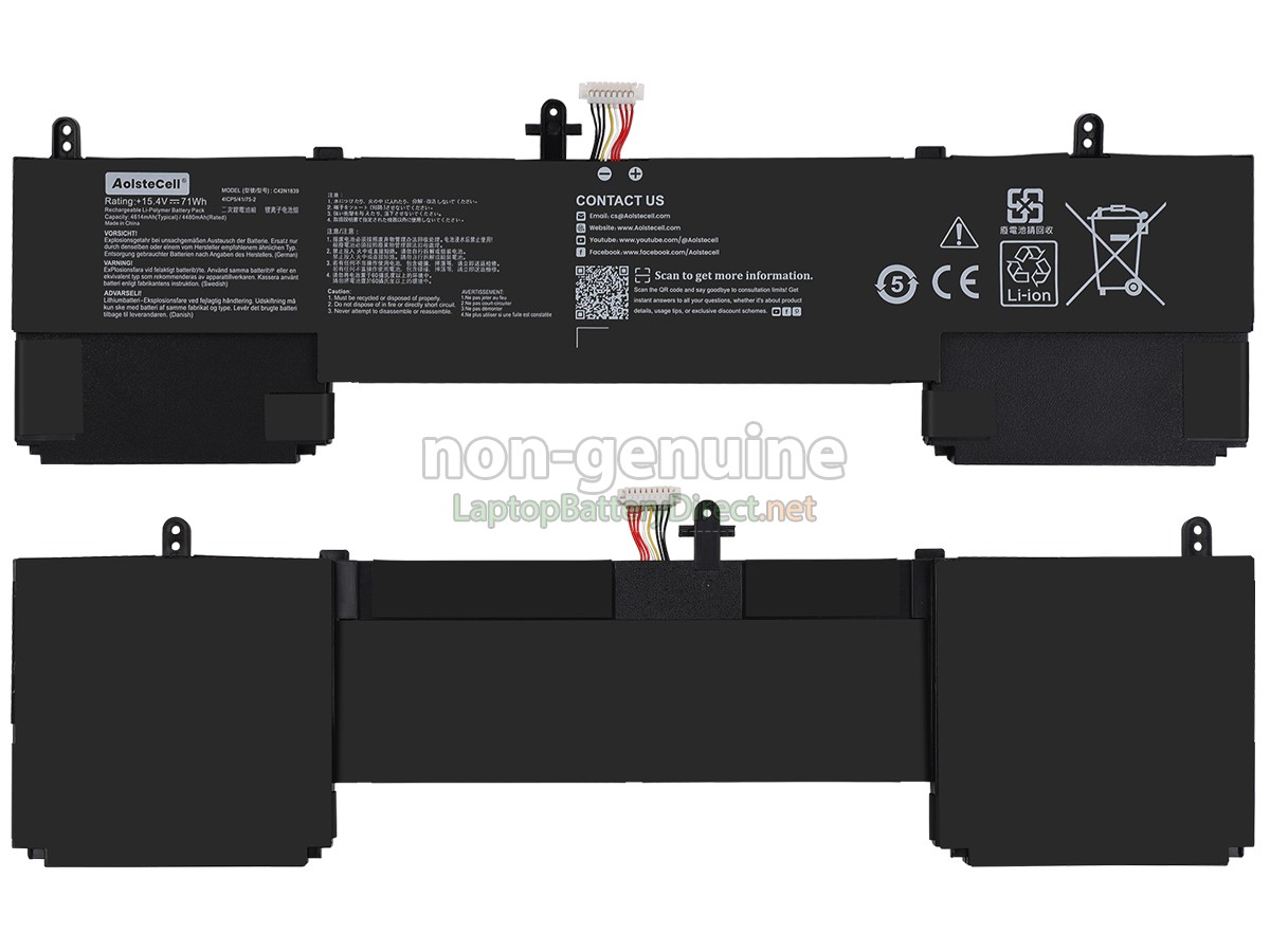 replacement Asus C42N1839 battery