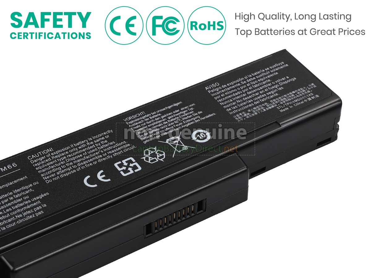 replacement Asus F3F battery