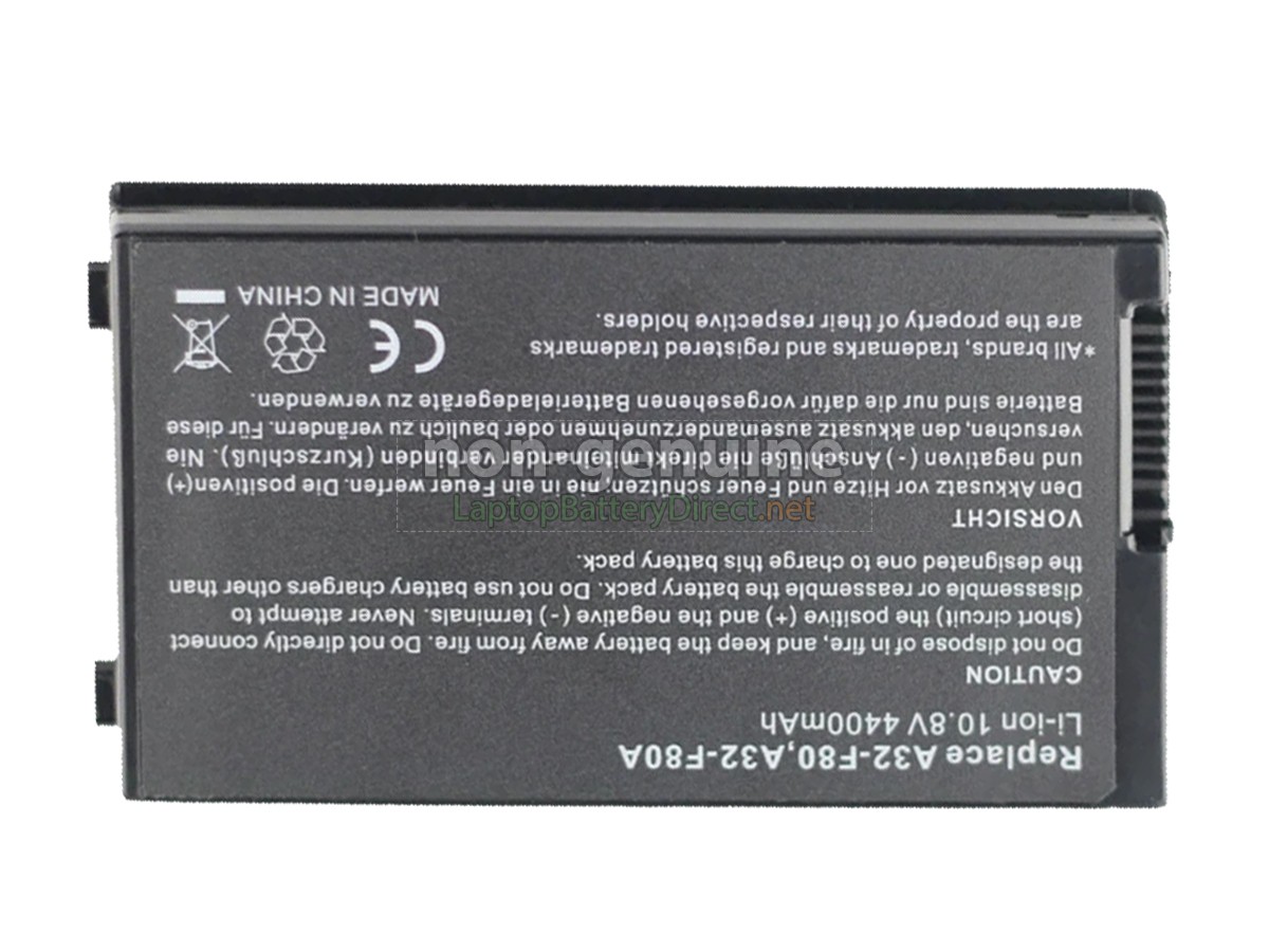 replacement Asus F81E battery