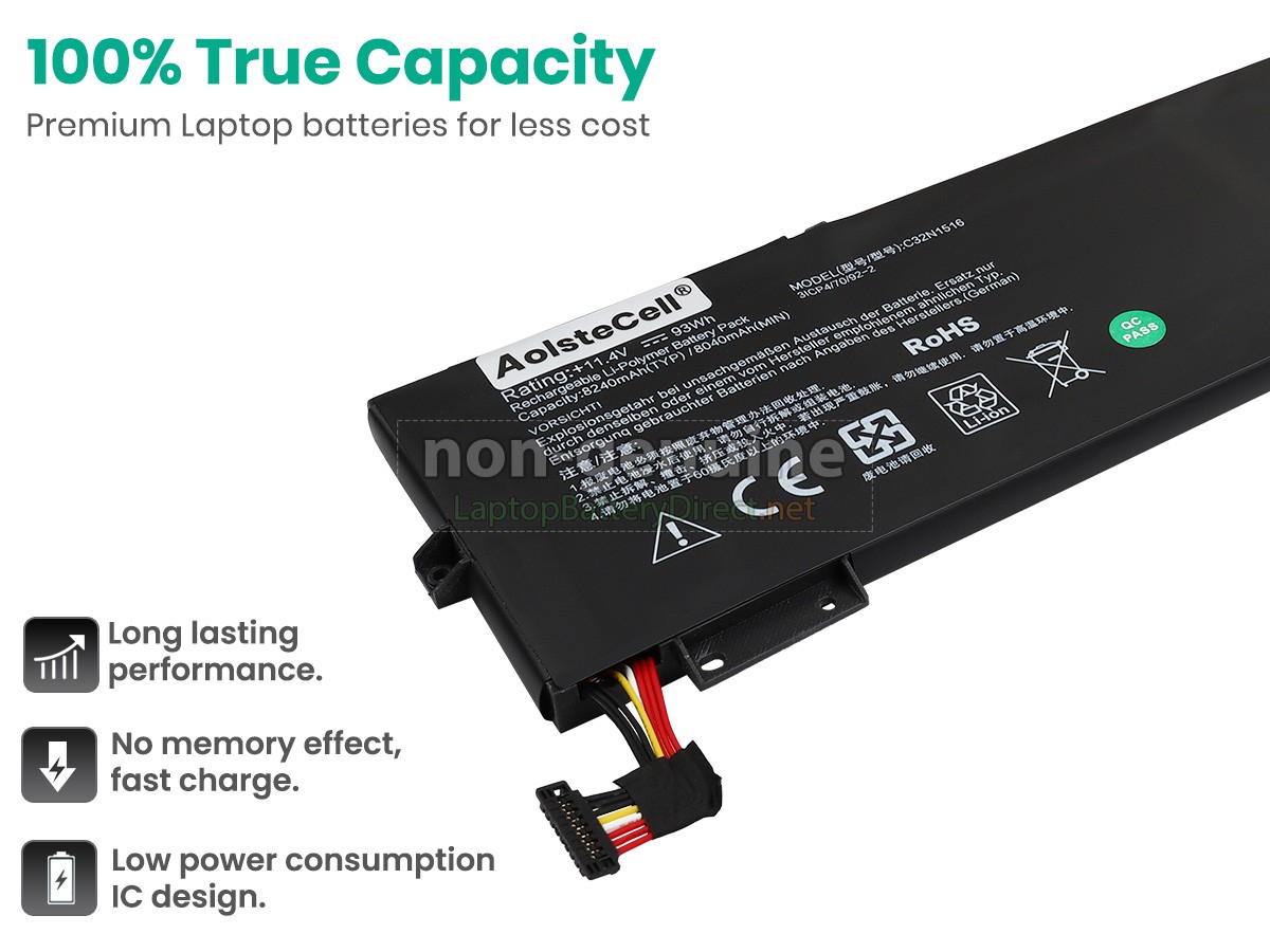 replacement Asus GX700 battery