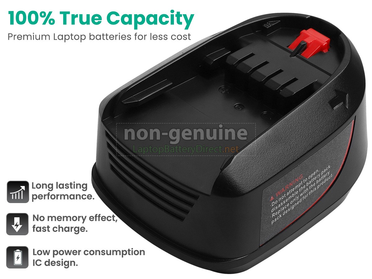 replacement Bosch PSR 18 LI-2 battery