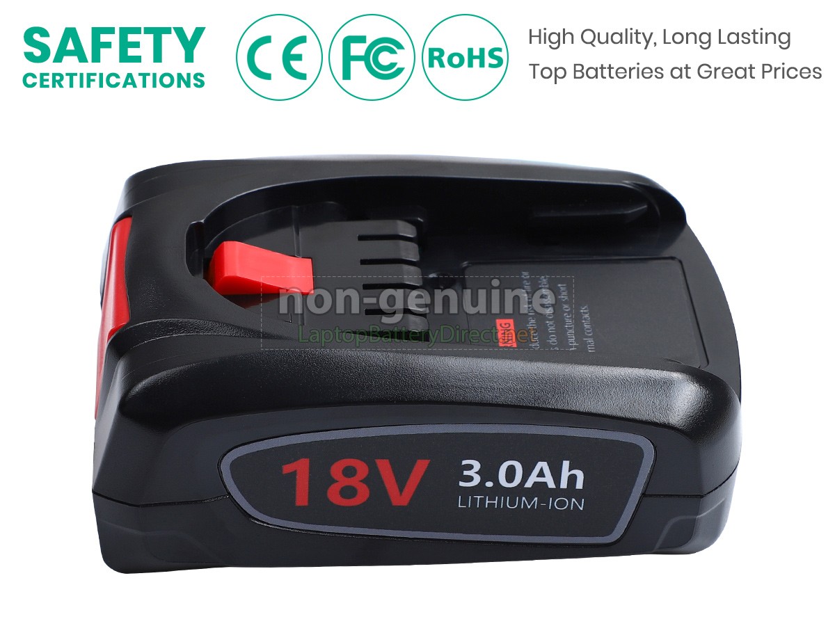replacement Bosch PSR 18 LI-2 battery