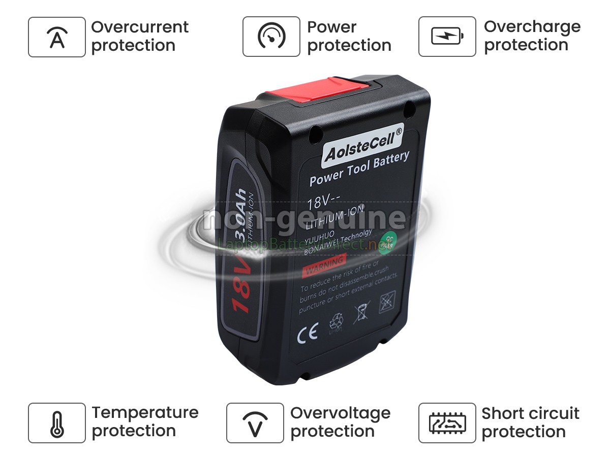 replacement Bosch PSR 18 LI-2 battery