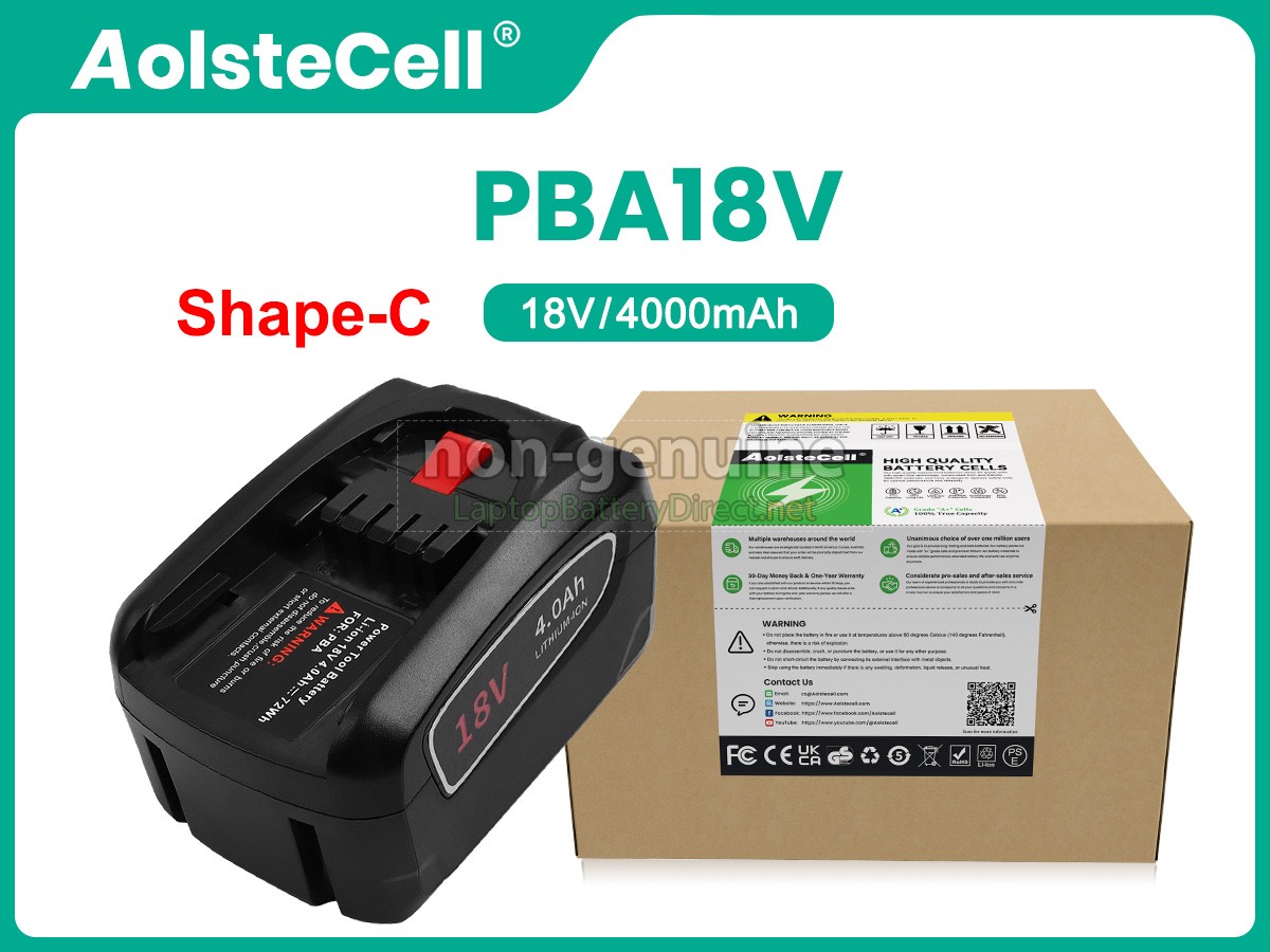 replacement Bosch PSR 18 LI-2 battery