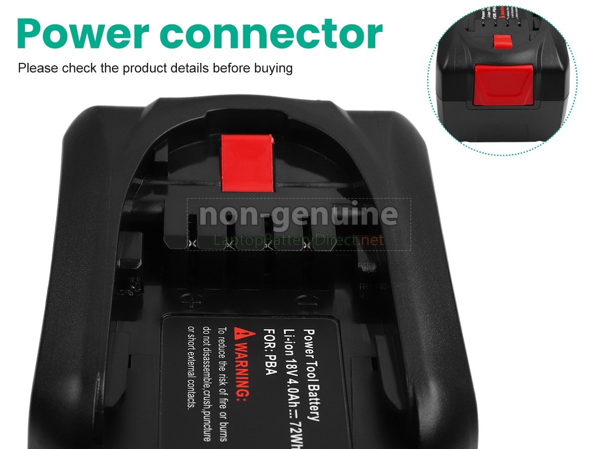 replacement Bosch PSR 18 LI-2 battery