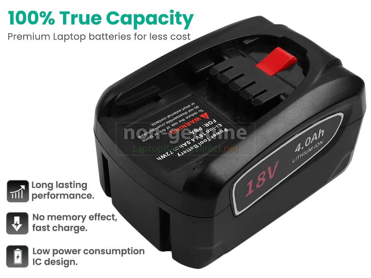 replacement Bosch PSR 18 LI-2 battery