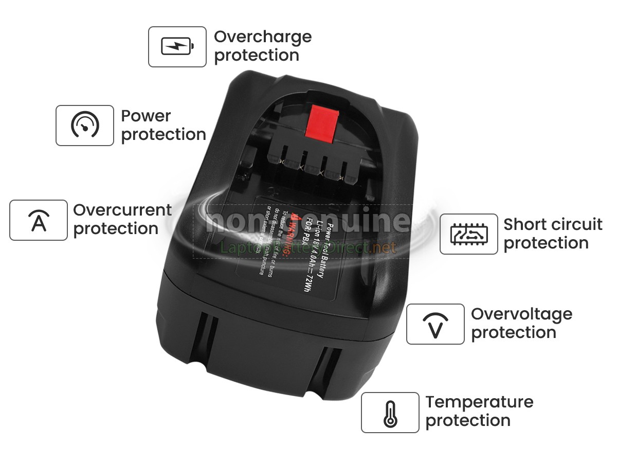 replacement Bosch PSR 18 LI-2 battery