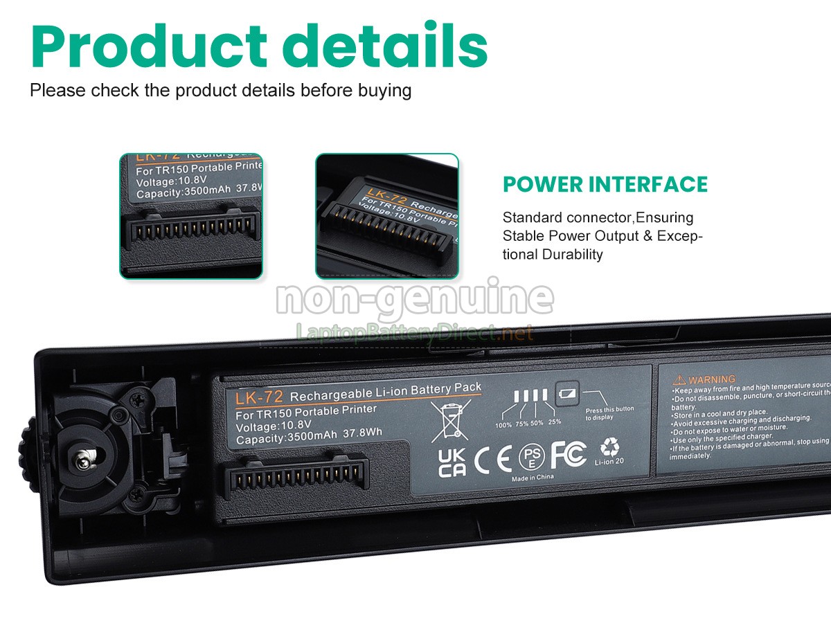 replacement Canon K30382 battery