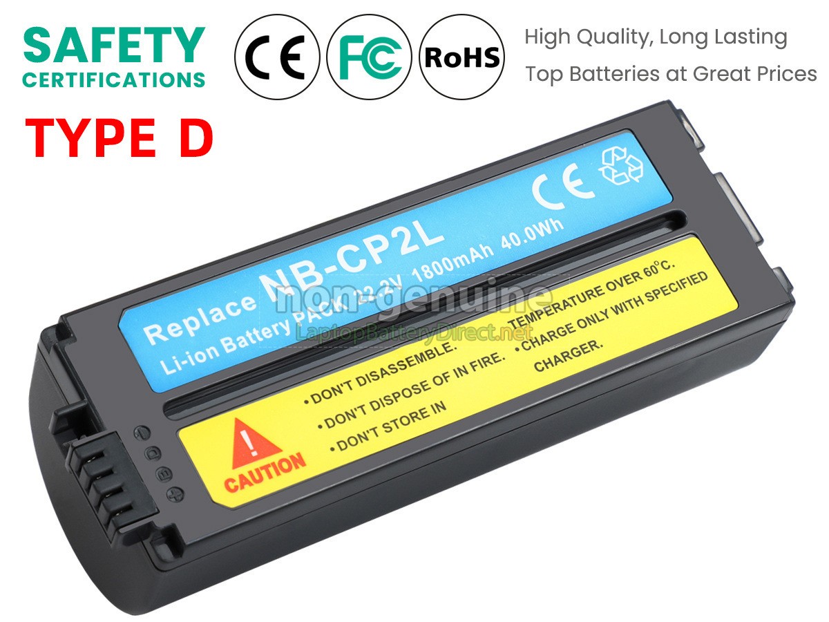 replacement Canon NB-CP2L battery