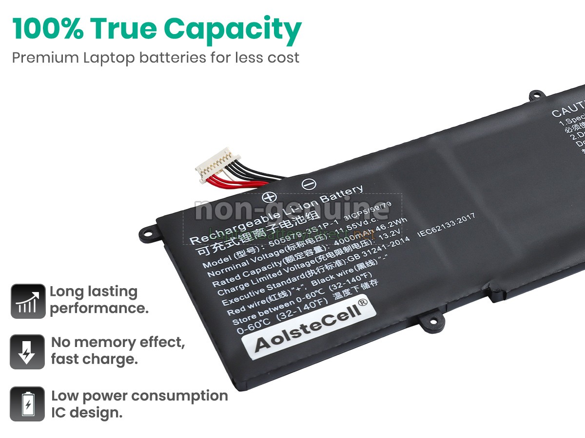 replacement CHUWI 505979-3S1P-1 battery