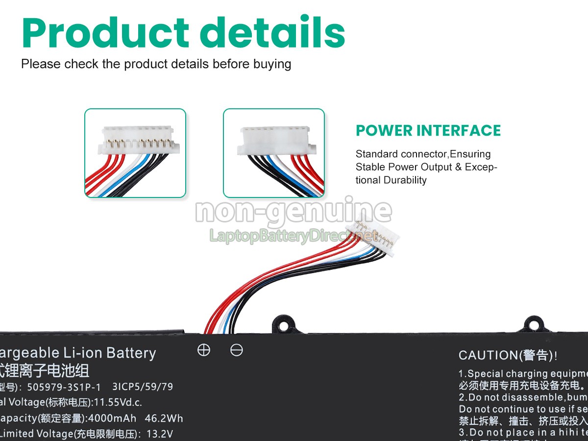 replacement CHUWI 505979-3S1P-1 battery