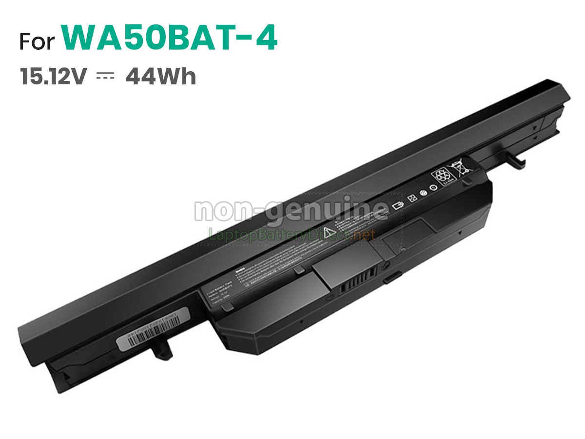 replacement Clevo WA50BAT-4 battery