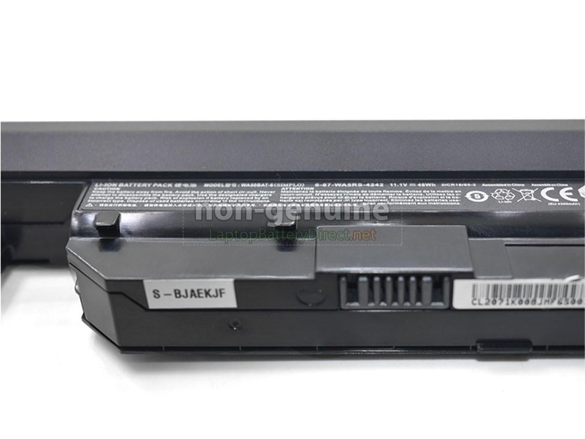 replacement Clevo WA50BAT-4 battery