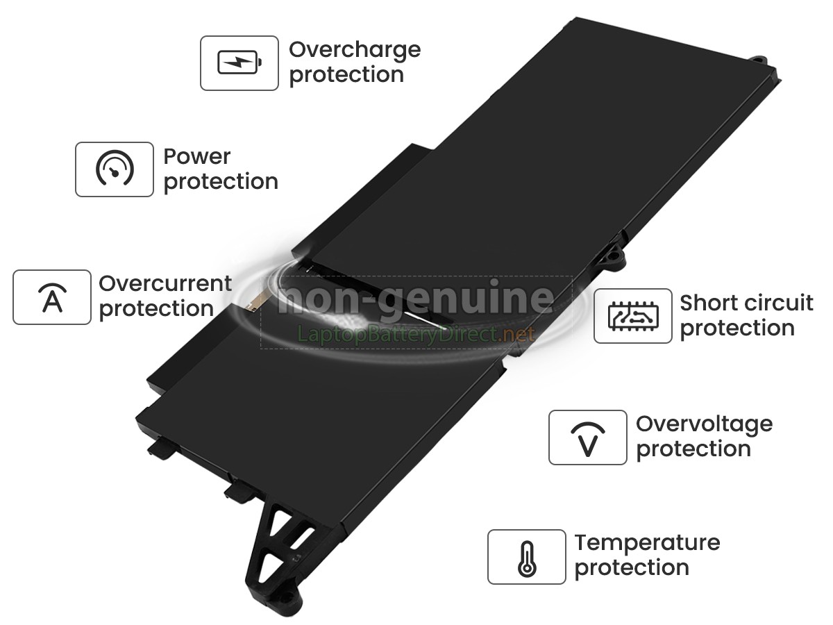 replacement Dell 8H6WD battery