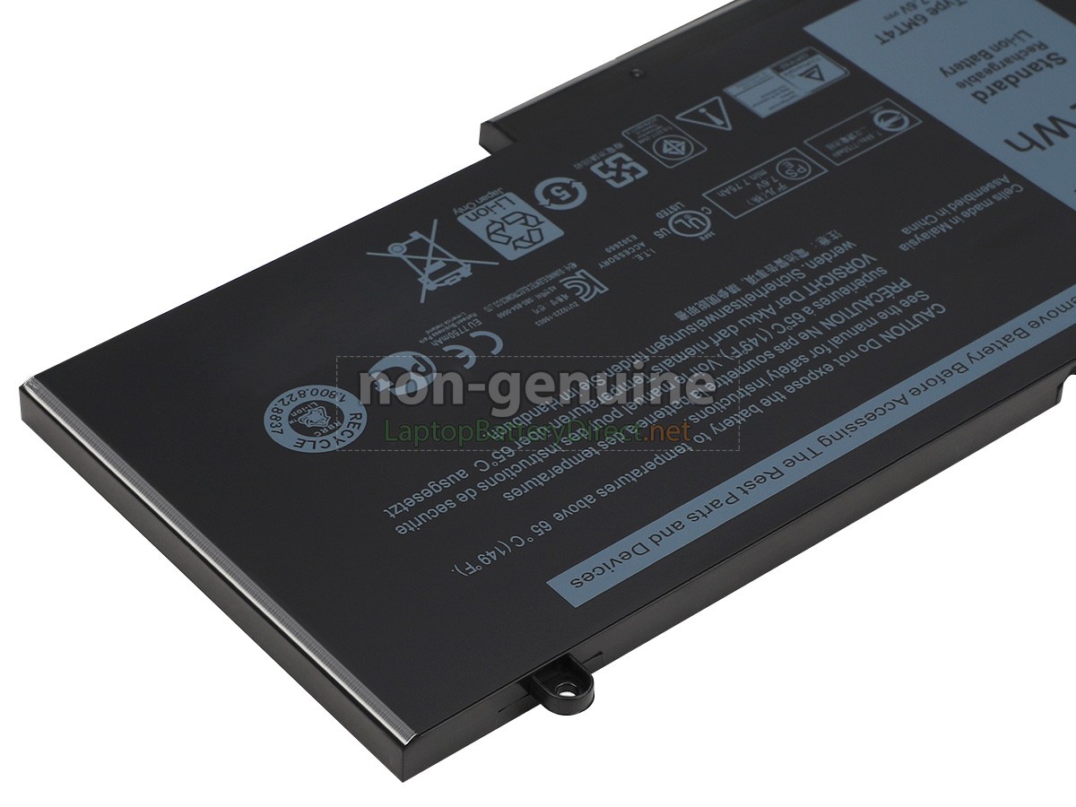 replacement Dell 6MT4T battery