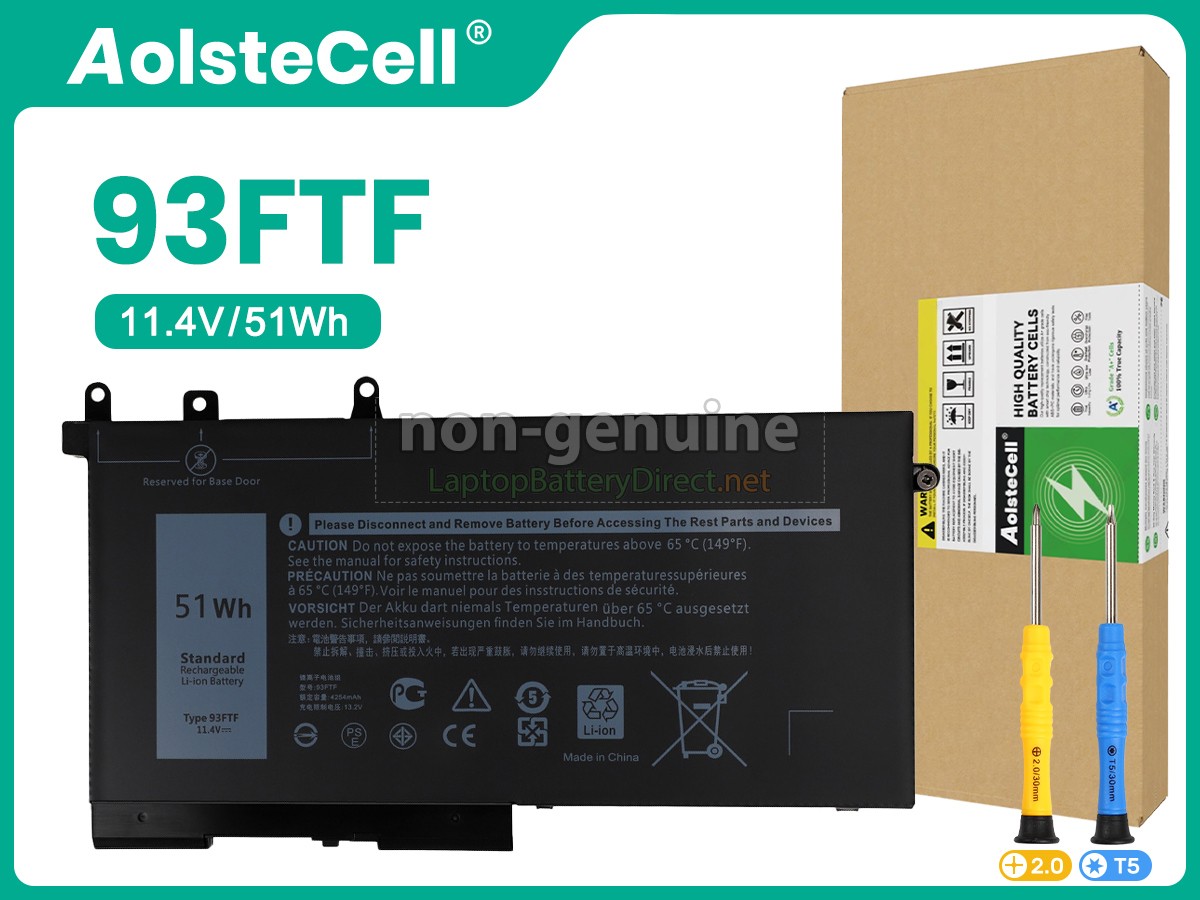 replacement Dell 93FTF battery
