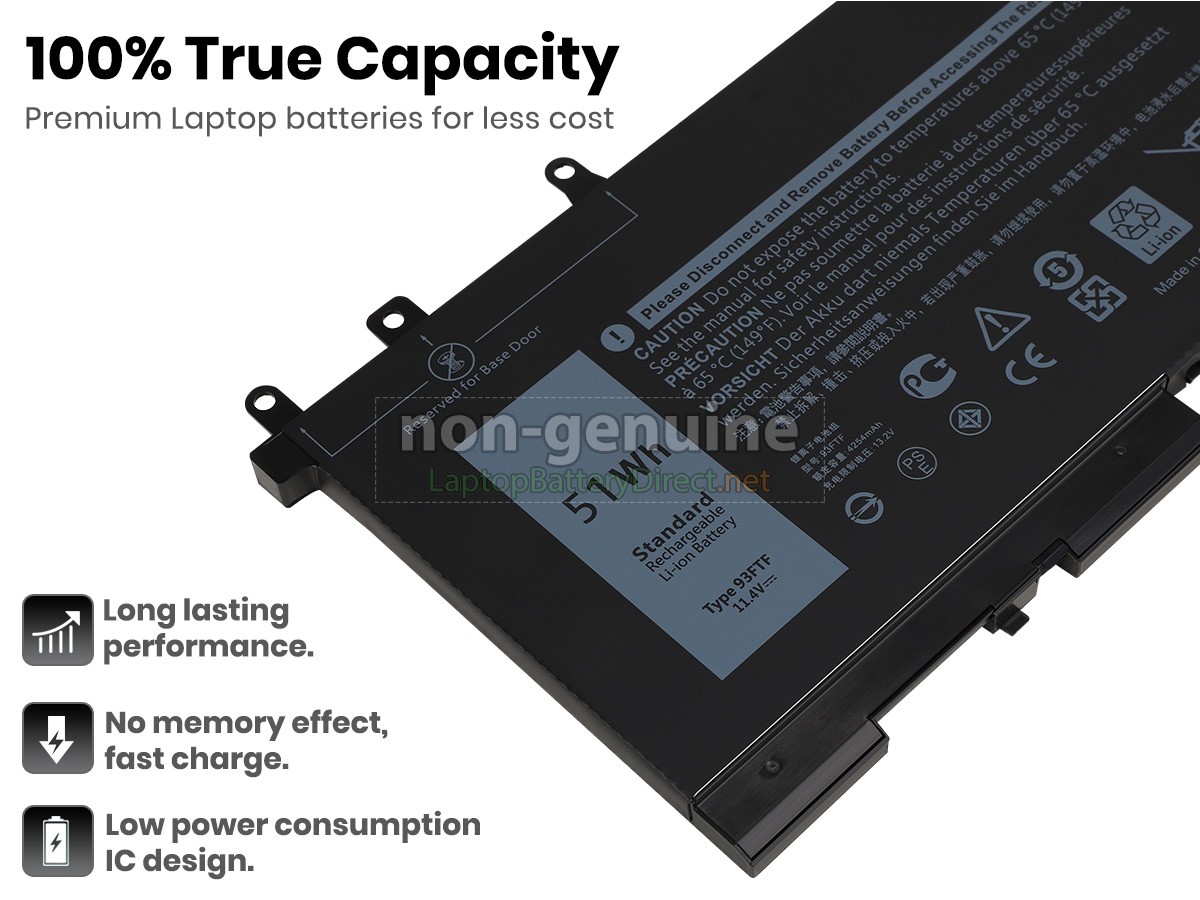 replacement Dell 93FTF battery