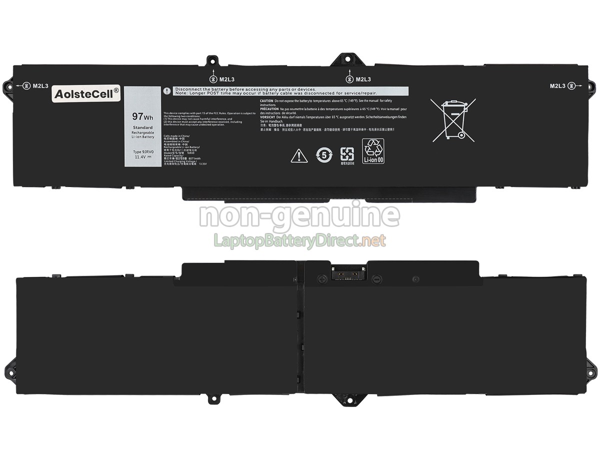 replacement Dell P51E002 battery