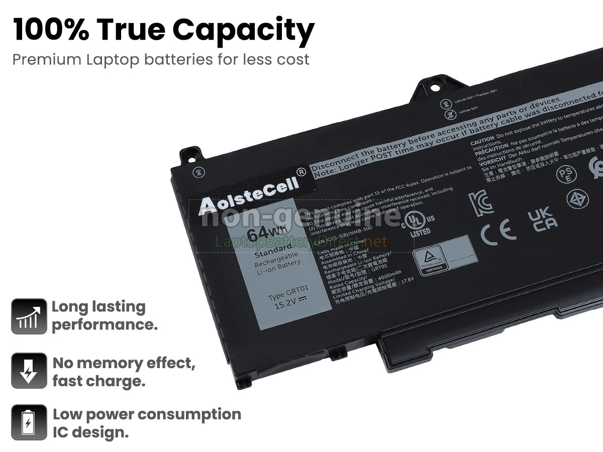 replacement Dell GRT01 battery