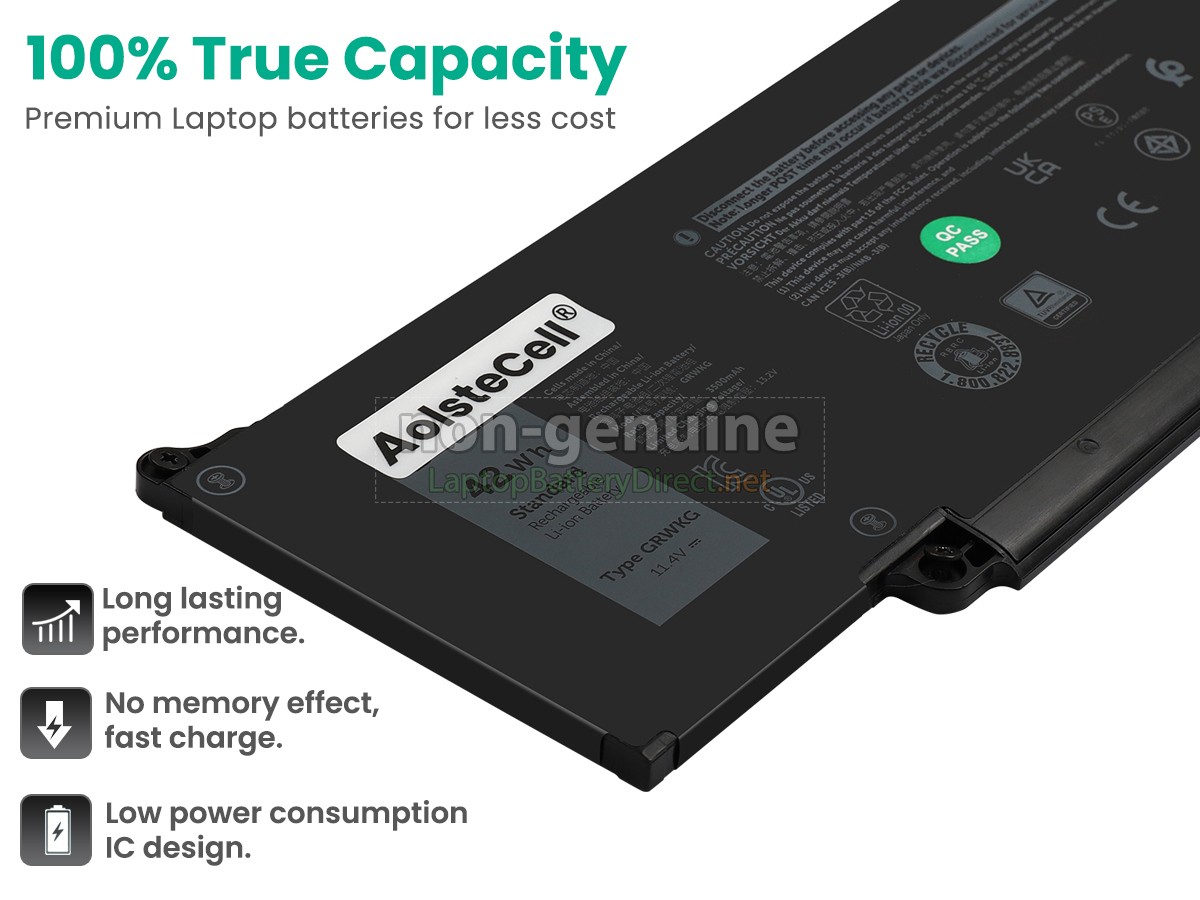 replacement Dell GRWKG battery