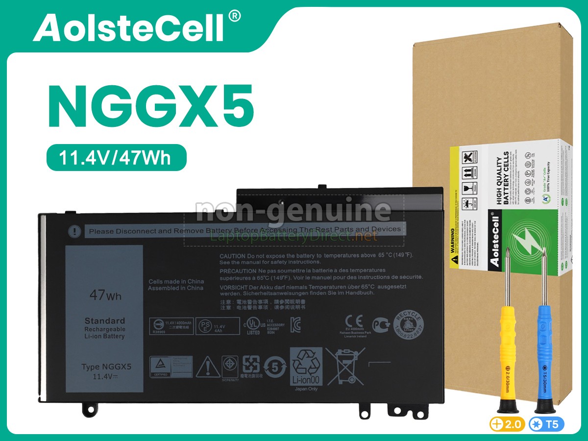 replacement Dell NGGX5 battery
