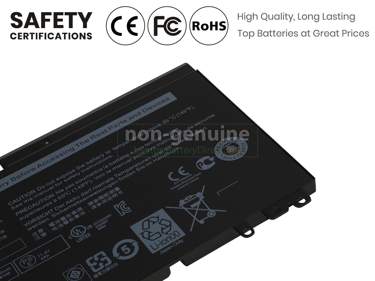 replacement Dell NGGX5 battery