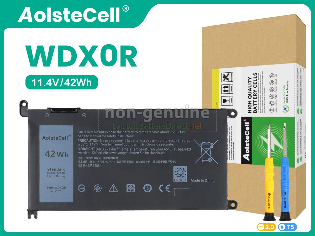 replacement Dell 0WDX0R battery