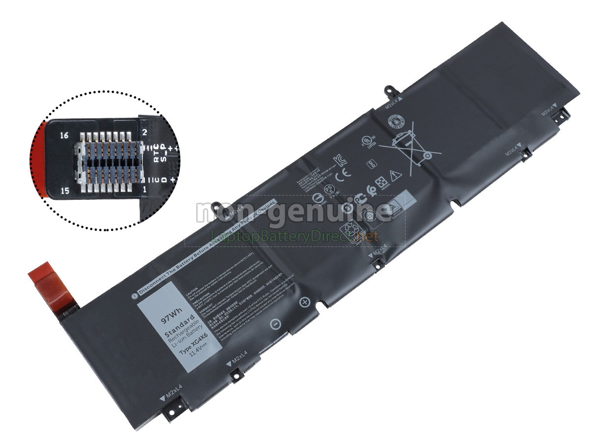 replacement Dell F8CPG battery