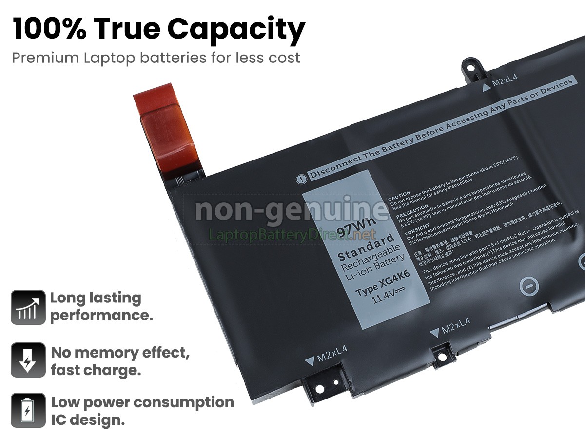 replacement Dell F8CPG battery